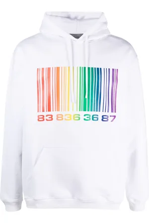 VTMNTS Hoodie mit Barcode-Print