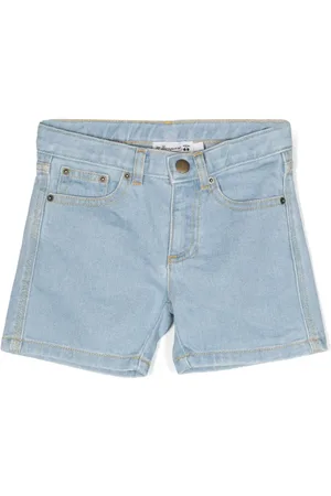 BONPOINT Jeans-Shorts mit Logo-Stickerei