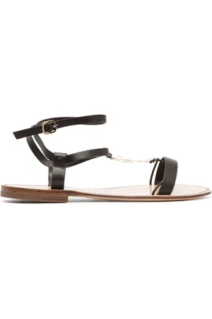 santoni Flache Sandalen