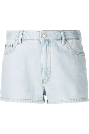 Chiara Ferragni Jeans-Shorts mit Logo-Stickerei