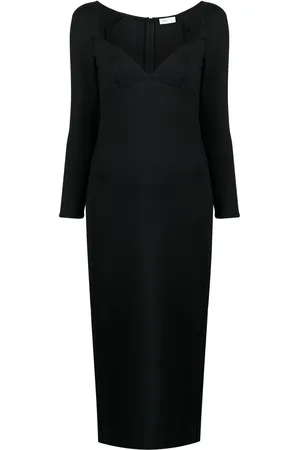 ROSETTA GETTY Langärmeliges Maxikleid
