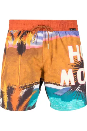 Etro Badeshorts mit Landschafts-Print