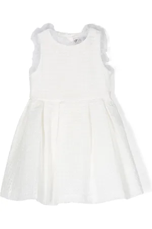 Simonetta Ärmelloses Kleid mit Spitze