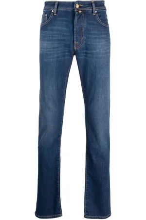 Jacob Cohen Halbhohe Straight-Leg-Jeans