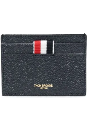 Thom Browne 4-Bar Kartenetui mit Logo-Streifen