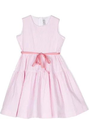 Il gufo Ärmelloses Kleid mit Streifen