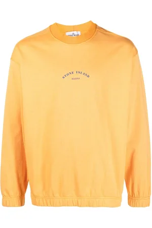 Stone Island Sweatshirt mit Logo-Print