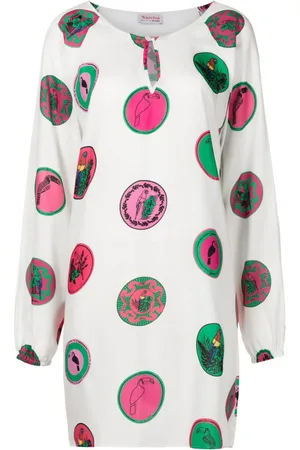 AMIR SLAMA Kleid mit Print
