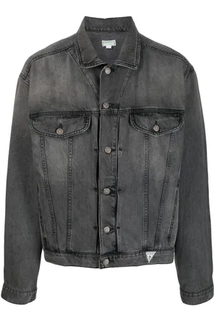 Guess Jeansjacke mit Logo-Patch