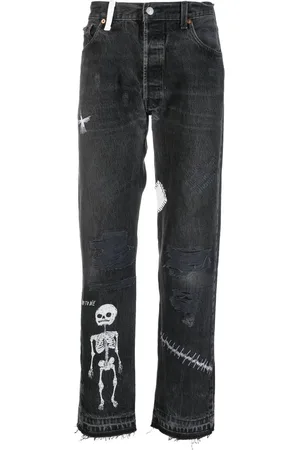 GALLERY DEPT. Halbhohe Straight-Leg-Jeans