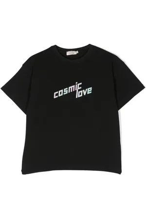 Le pandorine T-Shirt mit Slogan-Print