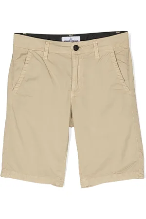 Stone Island Chino-Shorts mit Logo-Patch