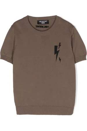 Neil Barrett T-Shirt mit Logo-Stickerei
