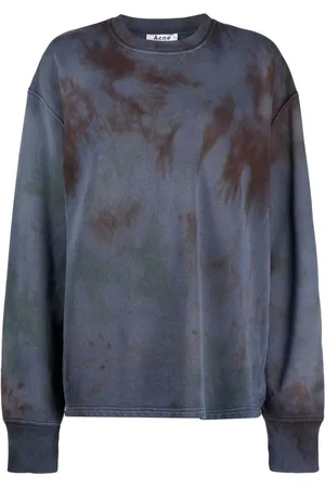 Stain Shade Sweatshirt mit Batik-Print
