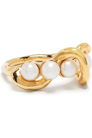 Missoma Ring mit geschmolzenen Perlen