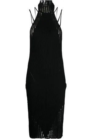 ANDREADAMO Gestricktes Neckholder-Kleid
