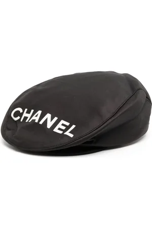 CHANEL 1990-2000s Baseballkappe mit Logo-Print