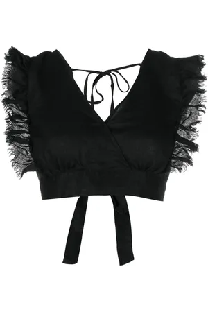 P.A.R.O.S.H. Cropped-Top mit Schleife