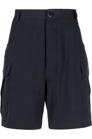Giorgio Armani Weite Cargo-Shorts aus Leinen