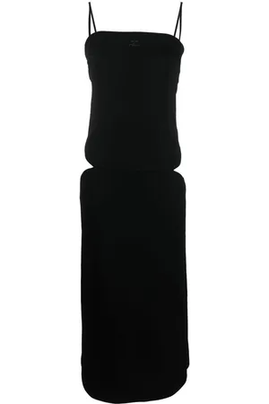 Courrèges Midikleid mit Cut-Outs
