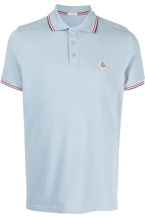 Moncler Poloshirt mit Logo-Patch