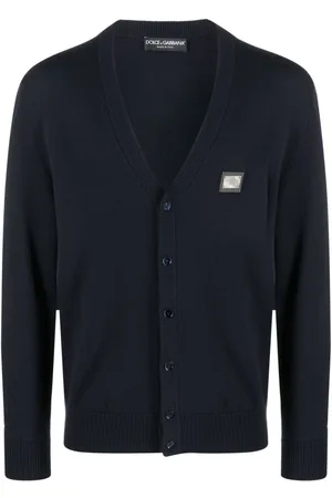 Dolce & Gabbana Cardigan mit Logo-Schild