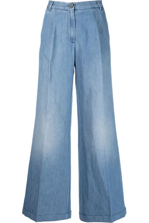 Jacob Cohen Weite Jeans mit hohem Bund