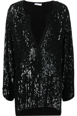 P.A.R.O.S.H. Bluse mit Pailletten