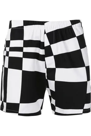 AMIR SLAMA Shorts mit grafischem Print