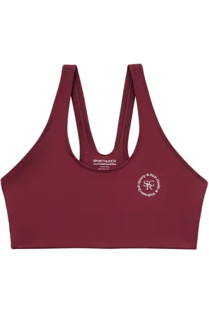 Sporty & Rich Sport-BH mit Logo-Print