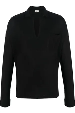 Saint Laurent Sweatshirt mit V-Ausschnitt