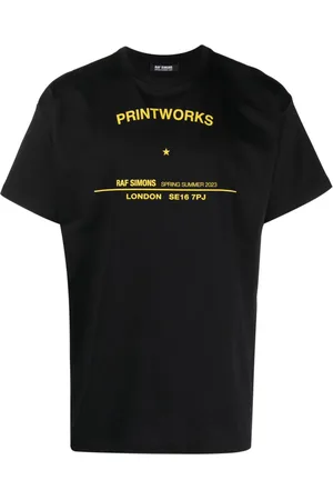 RAF SIMONS T-Shirt mit Slogan-Print