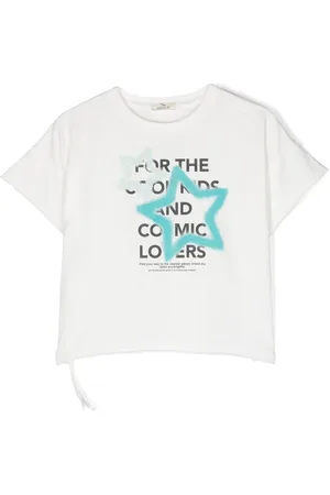 Le pandorine T-Shirt mit Slogan-Print