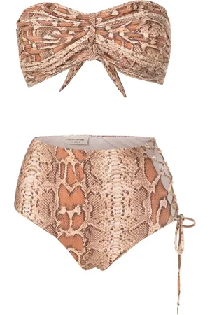 AMIR SLAMA Bikini mit Print