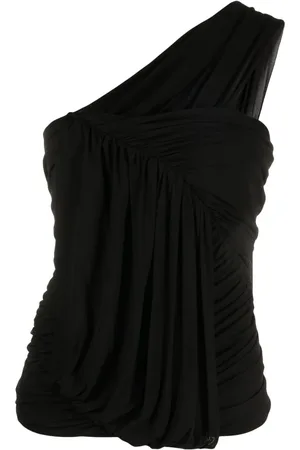 Rick Owens Asymmetrische Bluse mit Drapierung