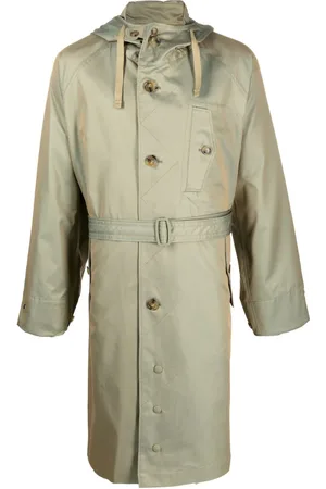 Baracuta Trenchcoat im Metallic-Look