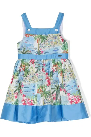 PATACHOU Kleid mit Sea Liberty-Print