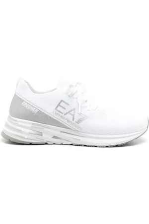 EA7 Sneakers mit Logo-Print