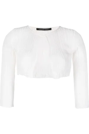 ANTONINO VALENTI Gestrickter Cropped-Cardigan