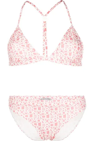 Moncler Bikini mit Logo-Print