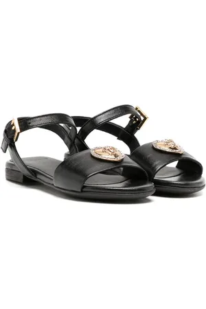 VERSACE Sandalen mit Logo-Schild