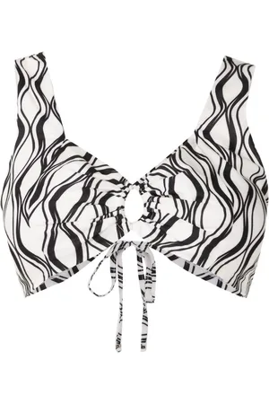 AMIR SLAMA Cropped-Top mit Print