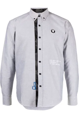 A Bathing Ape Hemd mit Logo-Patch