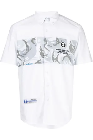 A Bathing Ape Hemd mit Logo-Patch