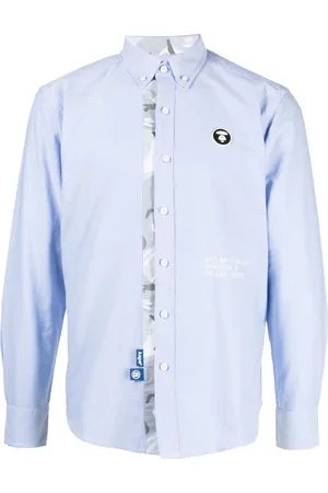 A Bathing Ape Hemd mit Logo-Patch