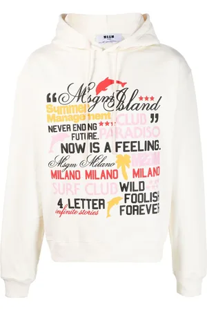 Msgm Hoodie mit Text-Print