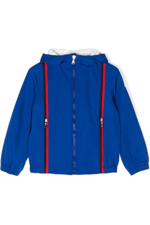 Moncler Kapuzenjacke mit Logo-Patch