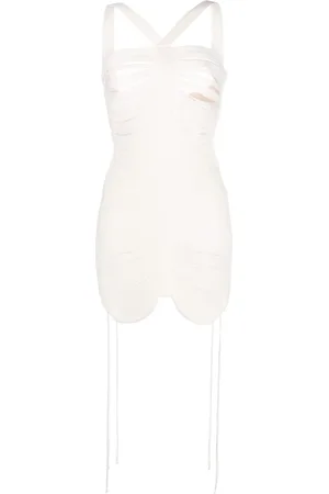 ANDREADAMO Floating Ribs Minikleid