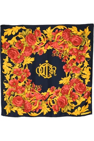 Dior Seidenschal mit Blumen-Print