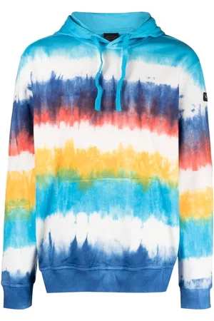 Paul & Shark Hoodie mit Batikmuster